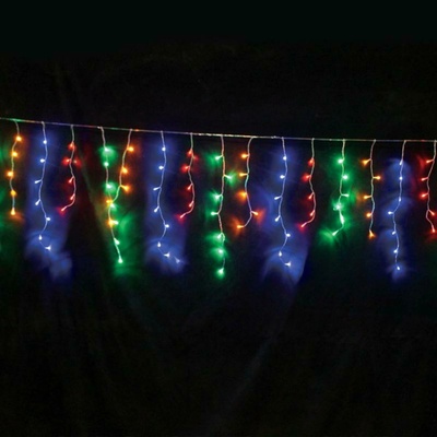 ACA Lighting LED vánoční světelný závěs 3x0,6m RGB barva světla IP44 144 LED 8 funkcí