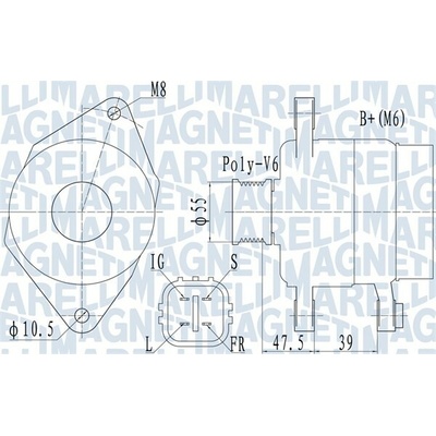 Alternátor MAGNETI MARELLI 063731942010