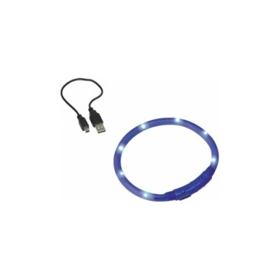 Nobby Obojek plast svítící dobíjení USB