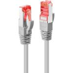 Lindy Пач кабел LINDY 47700, S/FTP, Cat. 6, 0.3m, сив (47700)