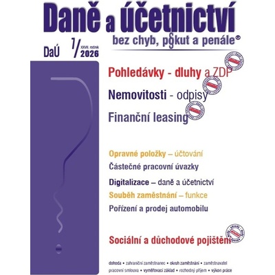 Daně a účetnictví bez chyb, pokut a penále 7/2026