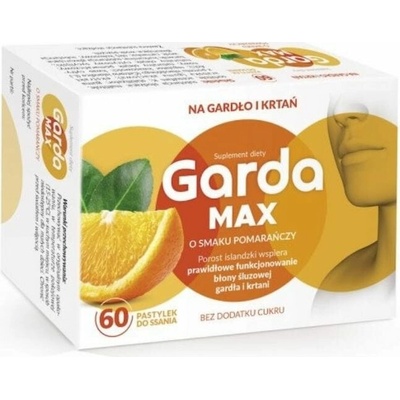 Garda MAX s Lichen Icelandica Orange 60 pastiliek