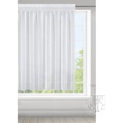 Záclona ELPIDIA na páske biela 350x150cm