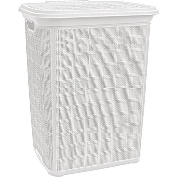 Image 1 of Кош за пране и бельо 60л Уилоу затворен бял (102680/4)