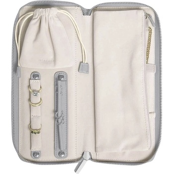 Stackers Пътна кутия за бижута с място за пръстени Stackers каменносива (74626)