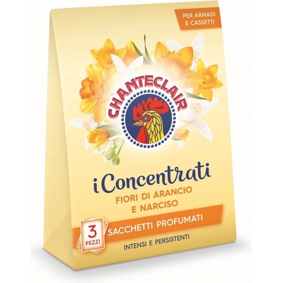 Chante Clair Fiori di Arancio e Narciso vonné sáčky do skříní a zásuvek 3 ks – Zboží Dáma