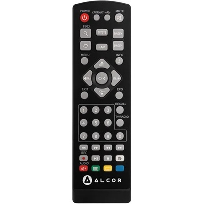 Alcor DV Alcor Дистанционно управление HDT 4400S за DVB-T приемник ALCTI4400S (ALCTI4400S)