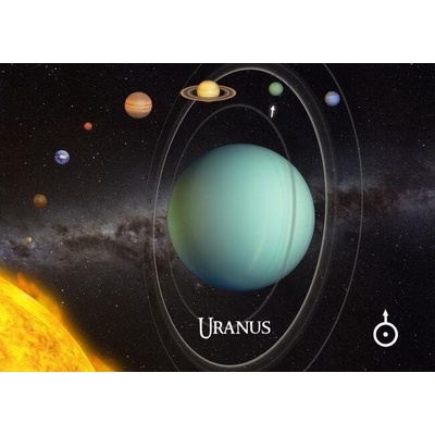 3D pohlednice Uranus