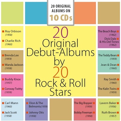 20 Original Debut Albums By 20 Rock & Roll Stars CD