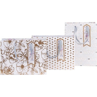 Darčekové tašky set 3 veľ. Artebene Flowers Dots
