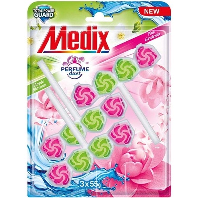 Medix Ароматизатор за тоалетна Medix Perfume Duet Apple & Pink, 55 (5070100163)