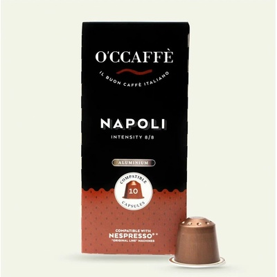 O'Ccaffé od Nespresso Napoli aluminium 10 porcií
