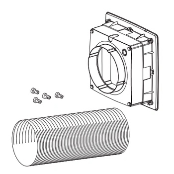 Vortice KIT ML 150/6" Комплект за монтаж в дебела стена Vortice (VO13015)