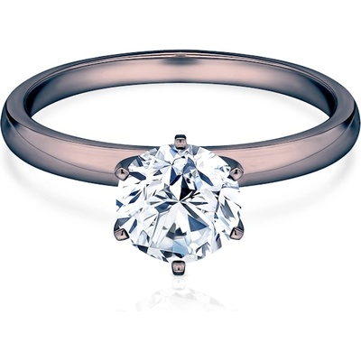 SAVICKI Годежен пръстен savicki: черно злато, диамант