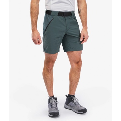Quechua pánske turistické šortky MH500 zelené zelená