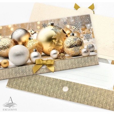 ARGUS Obálka na peníze vánoční luxusní 81-6047