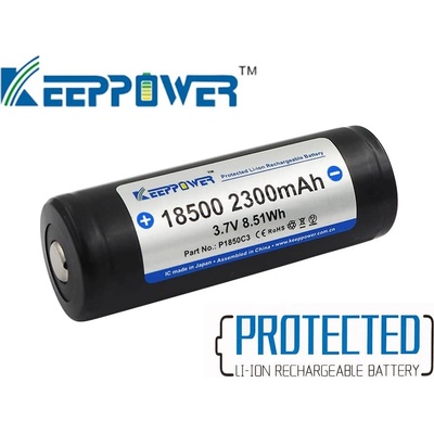 Keeppower 18500 2300 mAh 3,7V
