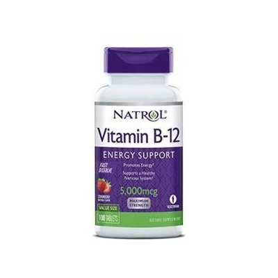 Natrol Витамин Б12, Vitamin B-12 5000mcg Fast Dissolve / 100tabs. , 2743