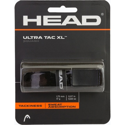 HEAD Squash SQ UltraTac Xl Squash Wrap Black 282100