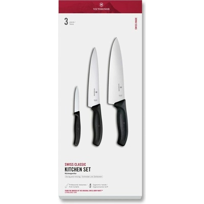 Victorinox Swiss Classic, kitchen set black gift box 3pcs
