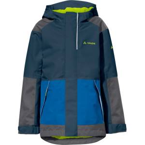 VAUDE Детско водоустойчиво яке Vaude Kid's Caprea 2L Jacket Waterproof jacket - Dark Sea / Green - размер 92 (EU) (703-3066-0311)