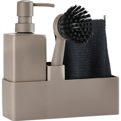 Zone Denmark Органайзер за аксесоари за мивка Zone Denmark таупе 4 части (28078)