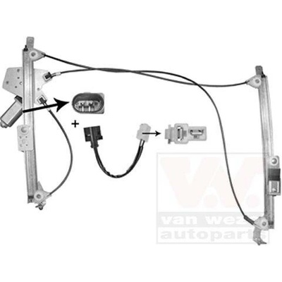Mechanizmus zdvíhania okna VAN WEZEL 0502262