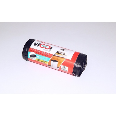 viGO Sáčky 35L 6µm 50ks černé