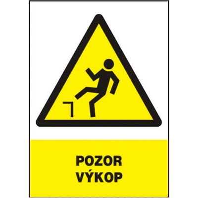 OSTATNÍ Plastová tabuľka | Pozor, výkop
