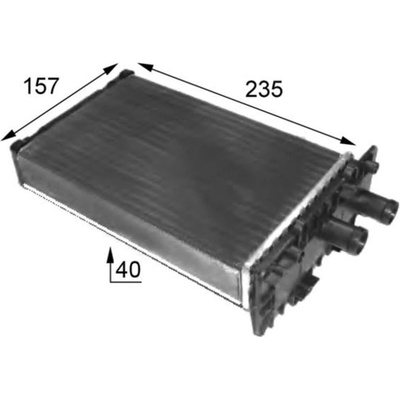 Výměník tepla, vnitřní vytápění MAHLE AH 48 000S