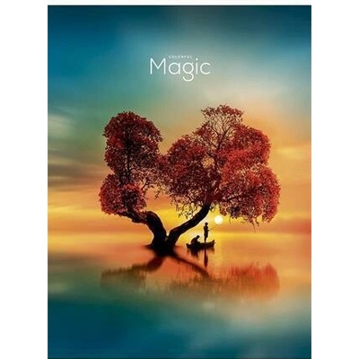 SHKOLYARYK Sešit Colorful Magic mix motivů A4 čtverečkovaný