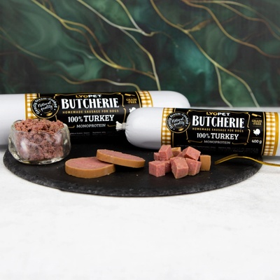 Lyopet Butcherie Turkey sausage 400 g