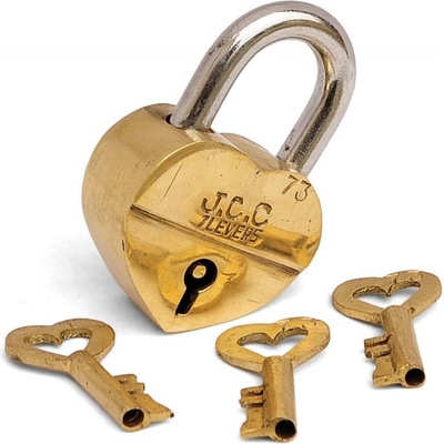 Trikový hlavolam zámek Trick Lock 7 Heart