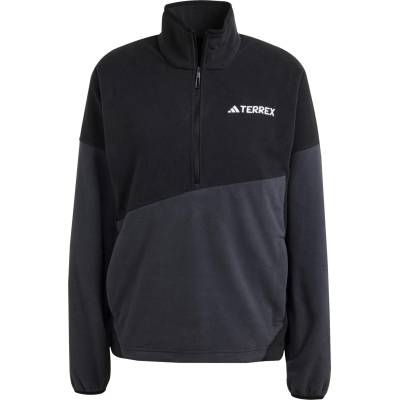 adidas Terrex Дамски поларен пуловер adidas Terrex Women's MT ClimaWarm Fleece Anorak Fleece jumper - Black / Carbon (105-7555-0113)