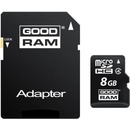 Pamäťové karty GOODRAM microSDHC 8GB class 4 + adapter M40A-0080R11