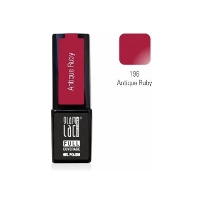 GlamLac Gel lak červený 196 Antique Ruby 6 ml