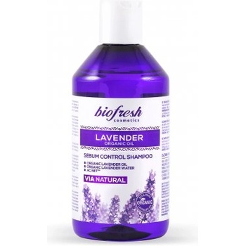 Image 1 of Biofresh Cosmetics Lavender Sebum Control - Шампоан за контрол на себума 300мл