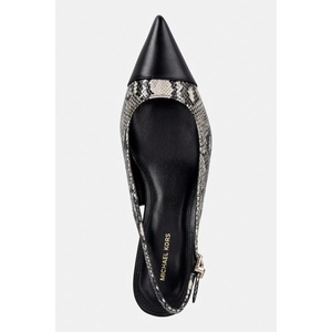MICHAEL Michael Kors обувки с ток от кожа Amara Toe Cap Sling Pump (40T6AMMP1E.270)