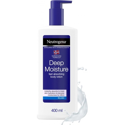 Neutrogena Body Care hĺbkovo hydratačné telové mlieko pre suchú pokožku 400 ml