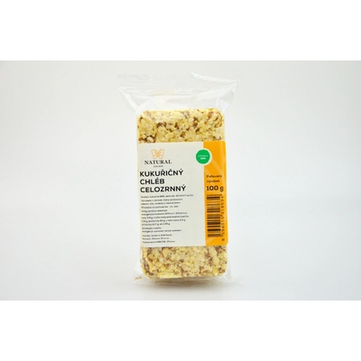 Natural Jihlava Kukuřičný chléb celozrnný 100 g