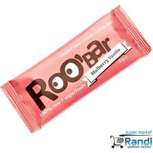 Био суров десерт Roo bar черница и ванилия 30гр