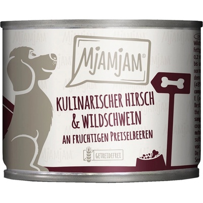 MjAMjAM delikátní jelení a zvěřina na brusinkách 6 x 200 g