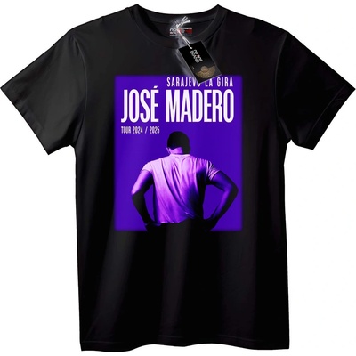 NOONEBRAND Тениска José Madero Турне 2024-2025 - 2XL, Black
