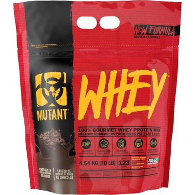 MUTANT Whey, chocolate fudge brownie, 4.54 kg, Mutant (21155EX)
