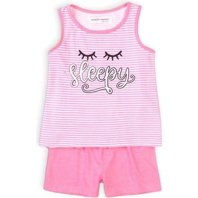 Minoti detské pyžamo KG úd 19, ružová