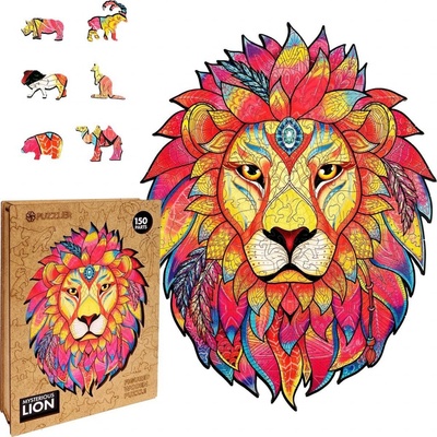 Puzzler Dřevěné Tajemný lev 150 dielov