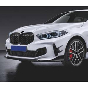  Добавка предна броня за bmw f40 (2019-2022) - черен гланц (a-bmw-0115)