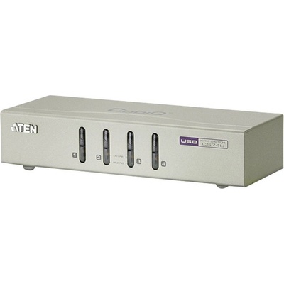 Aten CS-74U KVM přepínač 4-port, USB, audio 2.1, včetně kabelů