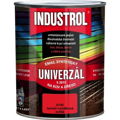 Industrol 0,75 l světlá červeň rumělka