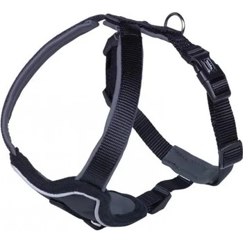 Image 1 of Nobby Нагръдник Comfort CLASSIC PRENO NOBBY, найлон с неопренова подплата, ширина 35 мм обиколка - 75-90 см - черен/сив, Германия 80735-05